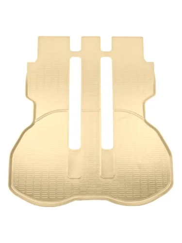 Коврик багажника (полиуретан, длинный) Norplast Unidec (бежевый) Toyota Alphard H30 дорестайлинг (2015-2018)