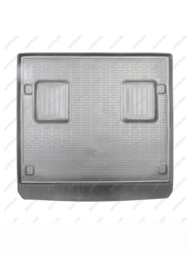 Коврик багажника (полиуретан) Norplast Unidec (серый) BAIC BJ40 Plus (2018-2023)