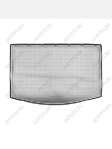 Коврик багажника (полиуретан) Norplast Unidec (серый) BAIC Senova X3 1 (2019-2025)