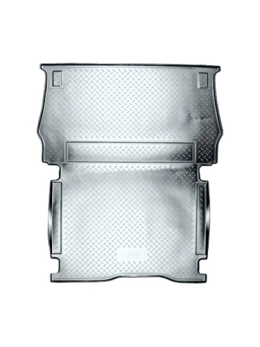 Коврик багажника (полиуретан, фургон/стандартная база) Norplast Unidec (серый) CITROEN Berlingo B9 дорестайлинг (2008-2016)