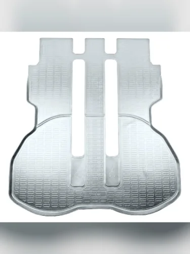 Коврик багажника (полиуретан, длинный) Norplast Unidec (серый) Toyota Alphard H30 дорестайлинг (2015-2018)