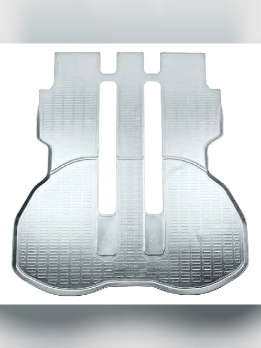 Коврик багажника (полиуретан, длинный) Norplast Unidec Toyota Alphard H30 дорестайлинг (2015-2018) (серый)  в Самаре Самарской области