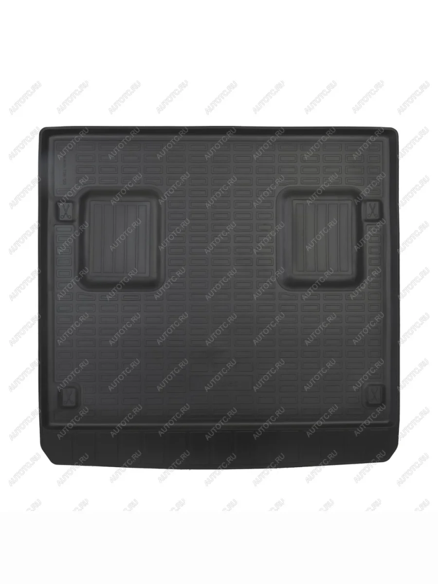 Коврик багажника (полиуретан) Norplast Unidec BAIC BJ40 Plus (2018-2023) (черный)  в Самаре Самарской области