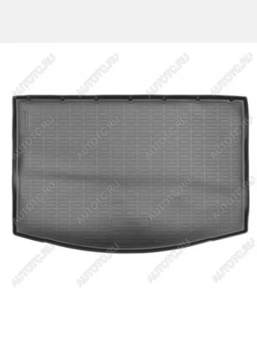 Коврик багажника (полиуретан) Norplast Unidec (черный) BAIC Senova X3 1 (2019-2025)