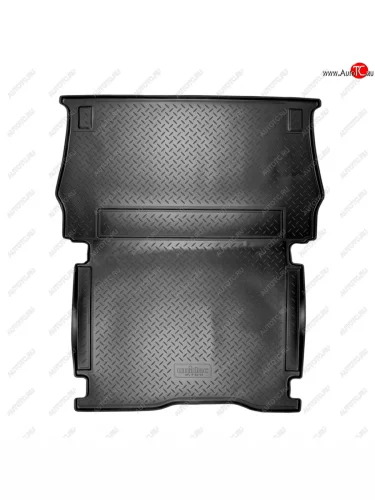 Коврик багажника (полиуретан, фургон/стандартная база) Norplast Unidec (черный) CITROEN Berlingo B9 дорестайлинг (2008-2016)