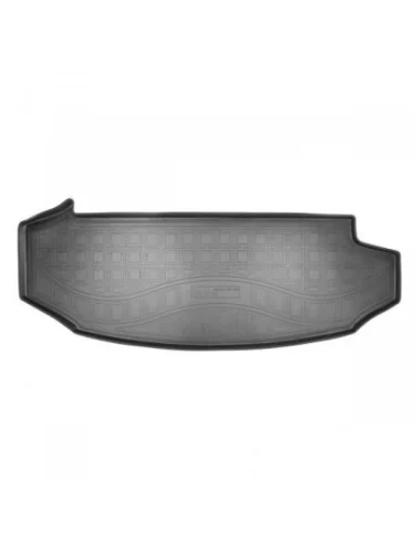 Коврик багажника (полиуретан, 7 мест/разложенный 3 ряд) Norplast Unidec (черный) Skoda Kodiaq  1 NS7 (2017-2021) дорестайлинг
