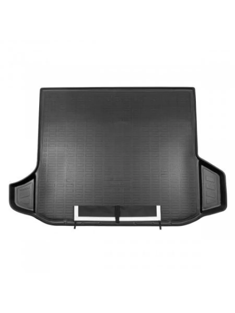 Коврик в багажное отделение с текстильным фартуком Unidec Chevrolet Equinox дорестайлинг (2016-2021) (черный)  в Перми Пермском крае