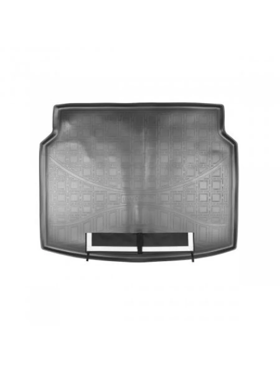 Коврик в багажное отделение с текстильным фартуком Unidec Chery Tiggo 4 дорестайлинг (2017-2020) (черный)  в Керчи Республика Крым