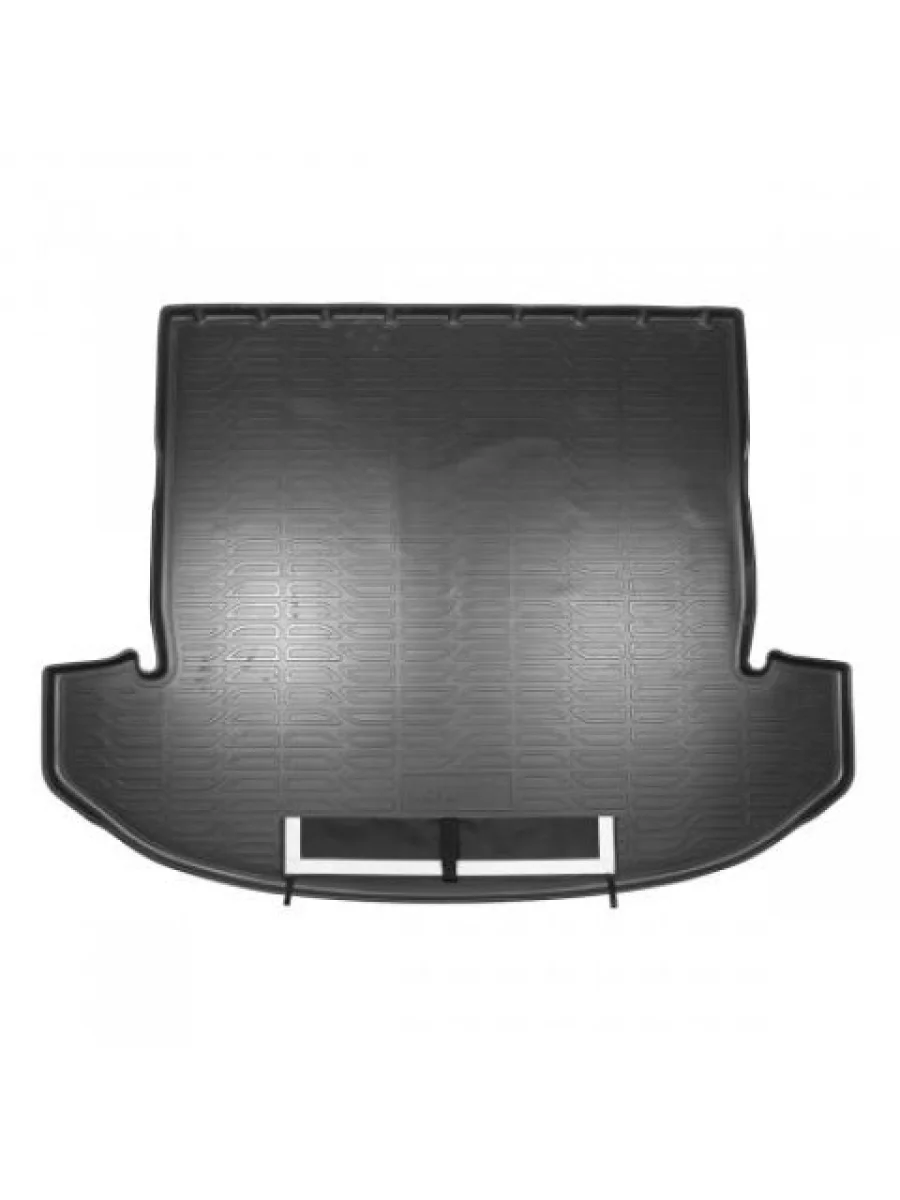 Коврик в багажное отделение с текстильным фартуком (сложенный 3 ряд) Unidec Chery Tiggo 8 (T18) дорестайлинг (2018-2022) (черный)  в Перми Пермском крае