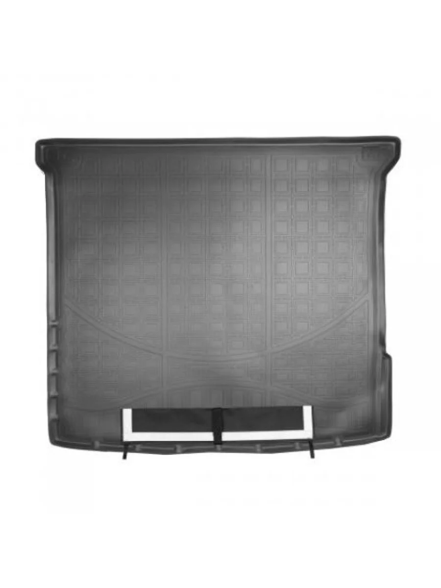 Коврик в багажное отделение с текстильным фартуком Norplast Unidec Mercedes-Benz GLS-Class X166 (2015-2019) (черный)  в Самаре Самарской области