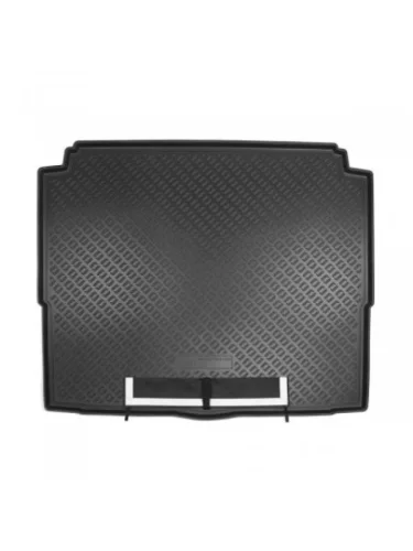 Коврик в багажное отделение с текстильным фартуком Norplast Unidec (черный) Opel Grandland X (2017-2025)