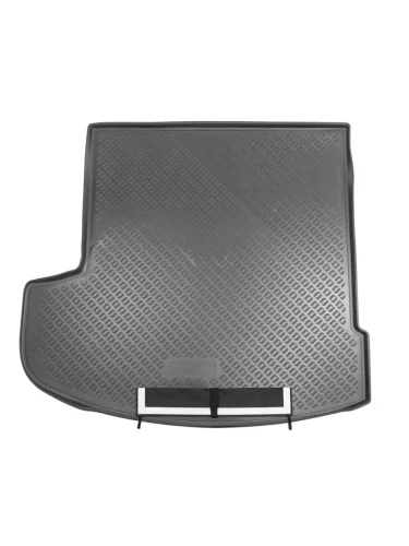 Коврик в багажное отделение с текстильным фартуком Norplast Unidec (черный) Opel Insignia B дорестайлинг, хэтчбэк (2017-2020)