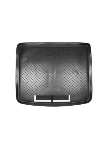 Коврик в багажное отделение с текстильным фартуком Norplast Unidec (черный) Porsche Cayenne 957 (2007-2010)