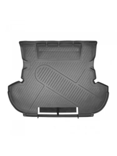 Коврик в багажное отделение с текстильным фартуком Norplast Unidec (черный) Peugeot 4007 (2007-2012)