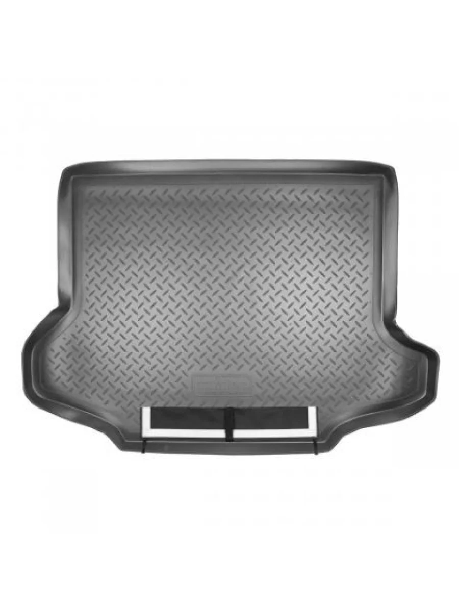 Коврик в багажное отделение с текстильным фартуком Norplast Unidec Renault Koleos Phase 1 (2007-2011) (черный)  в Керчи Республика Крым