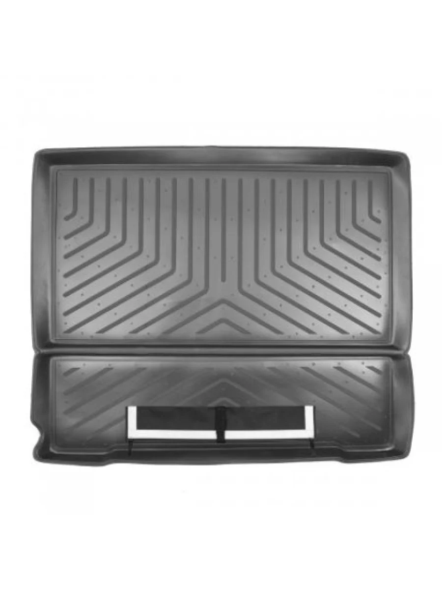 Коврик в багажное отделение с текстильным фартуком Norplast Unidec Suzuki Grand Vitara XL7  дорестайлинг (2000-2003) (черный)  в Перми Пермском крае