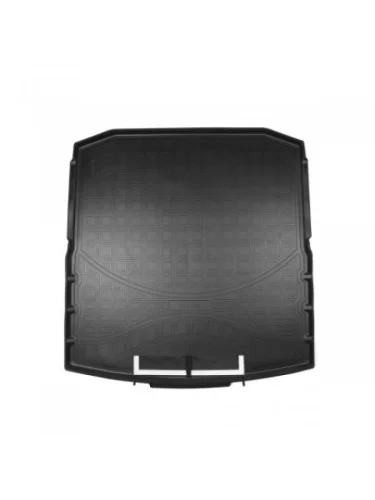 Коврик багажника Norplast Unidec (черный с текстильным фартуком) Skoda Octavia A8 универсал (2019-2022)