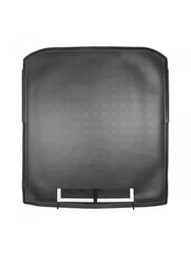 Коврик в багажное отделение с текстильным фартуком Norplast Unidec (черный) Skoda Superb B8 (3V) лифтбэк дорестайлинг (2015-2019)