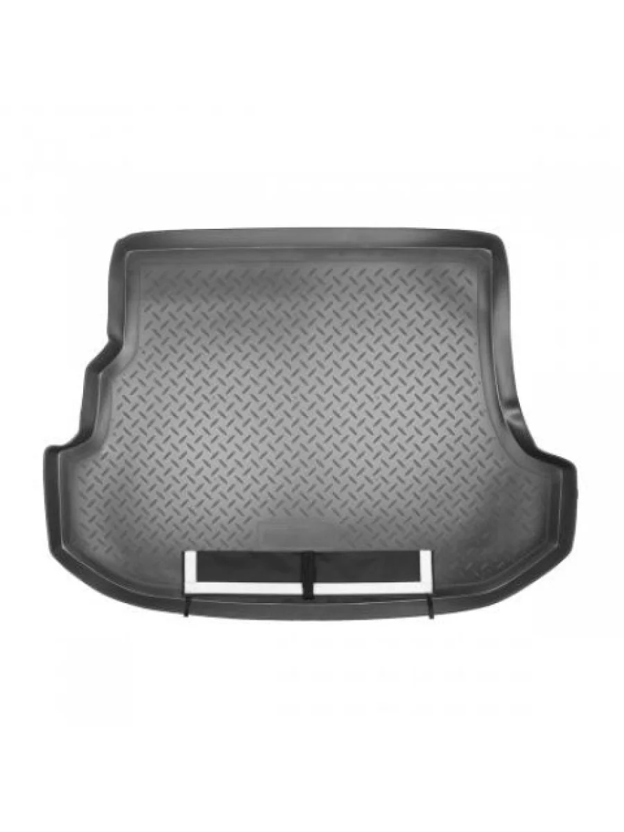 Коврик в багажное отделение с текстильным фартуком Norplast Unidec Subaru Forester SG дорестайлинг (2002-2005) (черный)  в Керчи Республика Крым