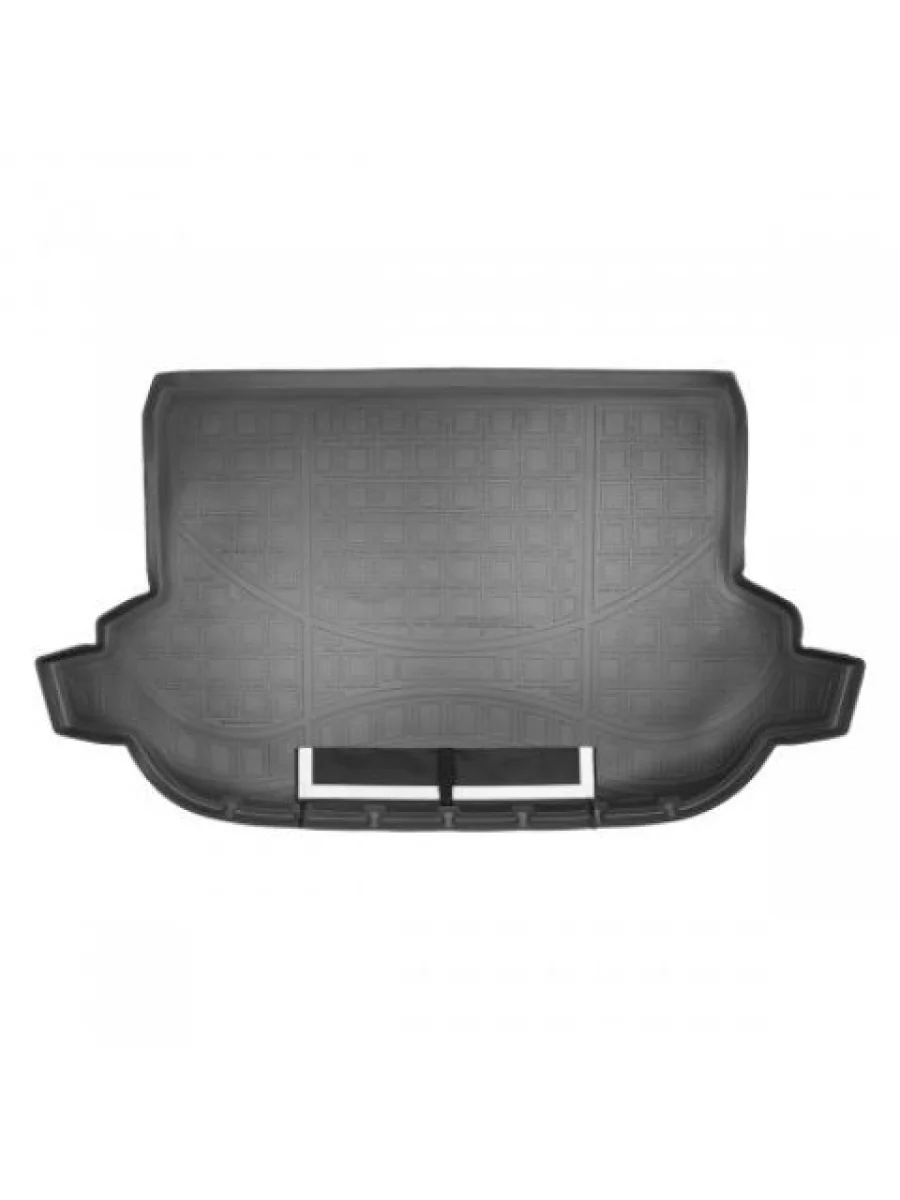 Коврик в багажное отделение с текстильным фартуком Norplast Unidec Subaru Forester SJ дорестайлинг (2012-2016) (черный)  в Самаре Самарской области