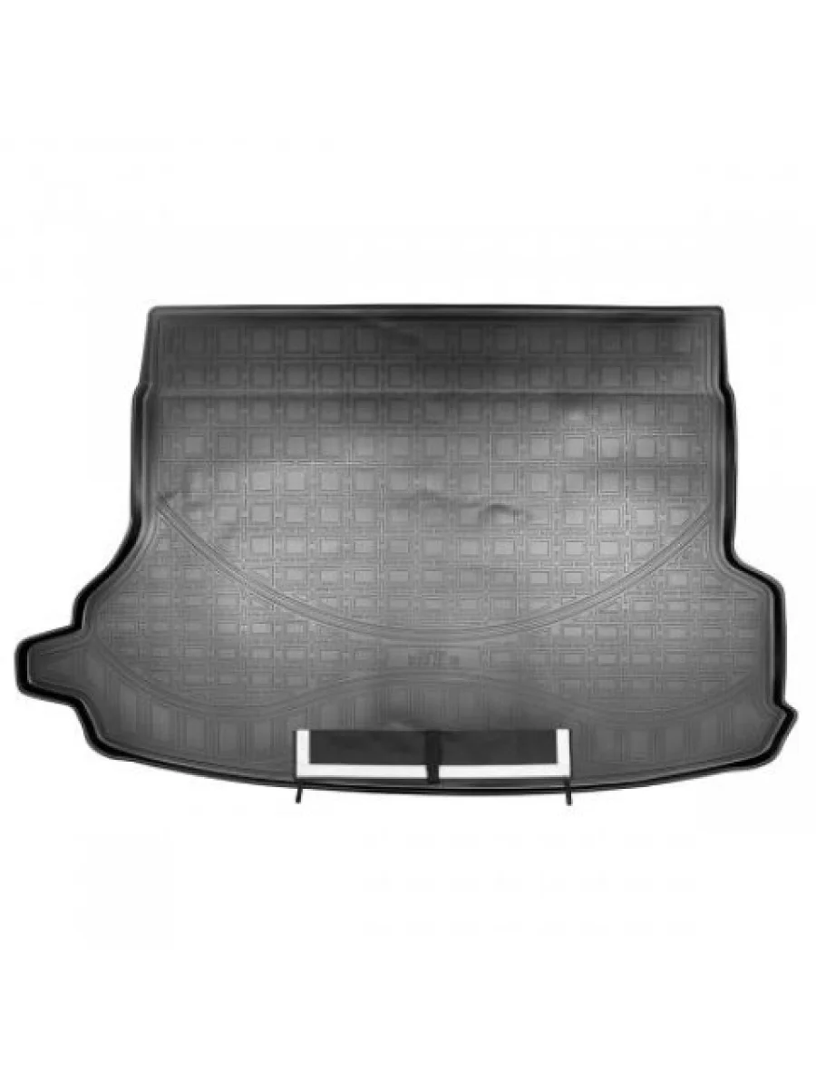 Коврик в багажное отделение с текстильным фартуком (для ам с сабвуфером) Norplast Unidec Subaru Forester SK/S14 дорестайлинг (2018-2021) (черный)  в Самаре Самарской области