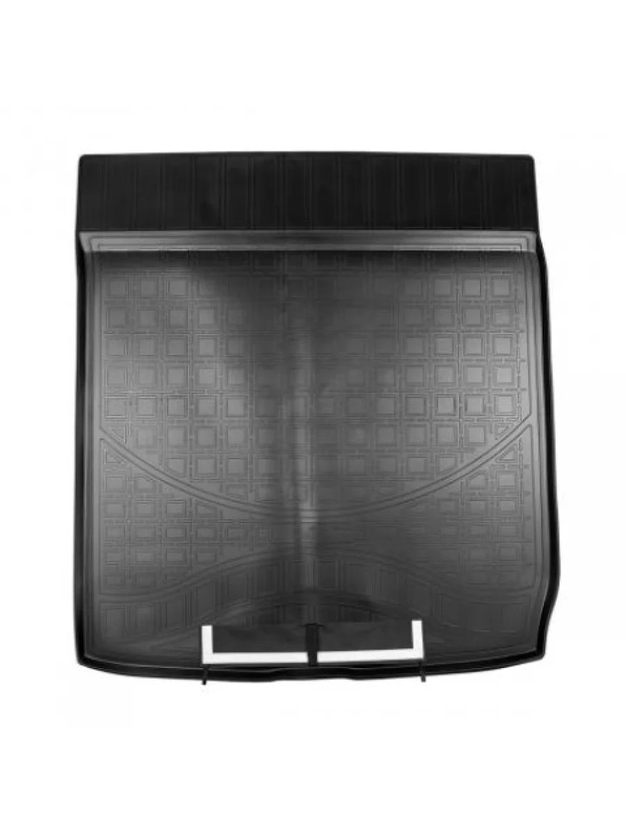 Коврик в багажное отделение с текстильным фартуком Norplast Unidec Volvo S90 седан дорестайлинг (2016-2020) (черный)  в Воронеже Воронежской области