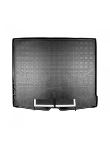 Коврик в багажное отделение с текстильным фартуком Norplast Unidec (черный) Volvo XC60 (2017-2022)