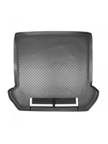 Коврик в багажное отделение с текстильным фартуком Norplast Unidec (черный) Volvo XC90 C дорестайлинг (2002-2006)