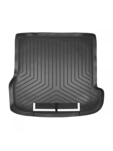 Коврик в багажное отделение с текстильным фартуком Norplast Unidec (черный) Volkswagen Passat B5.5 универсал рестайлинг (2000-2005)