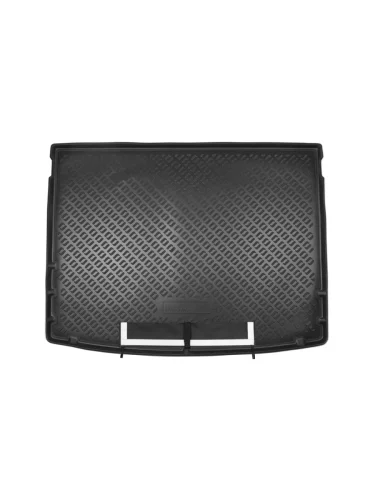 Коврик в багажное отделение с текстильным фартуком (на верхнюю полку) Norplast Unidec (черный) Volkswagen T-Roc универсал (2017-2025)