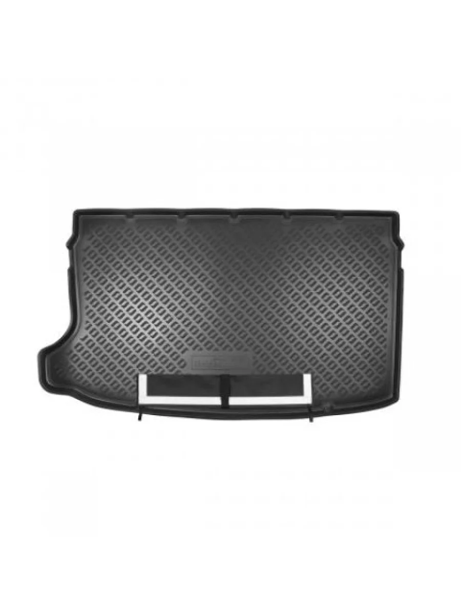  Коврик в багажное отделение с текстильным фартуком (на верхнюю полку) Norplast Unidec  Volkswagen T-Cross (2019-2025) (черный)  с доставкой в г. Пермь
