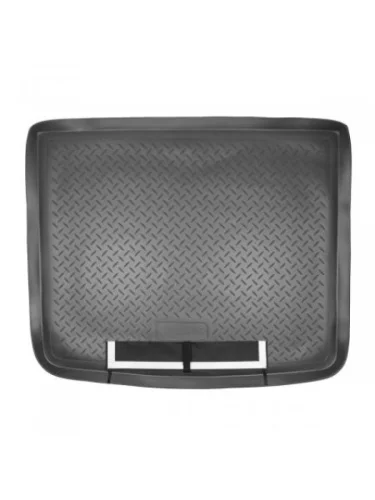 Коврик в багажное отделение с текстильным фартуком Norplast Unidec (черный) Volkswagen Touareg 1 GP дорестайлинг (2002-2007)