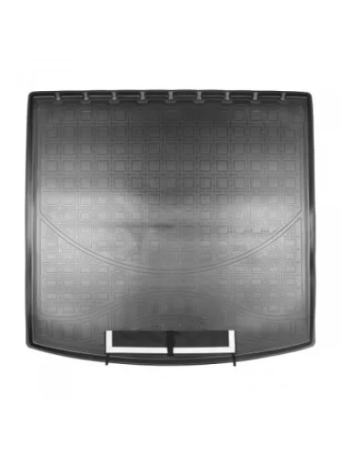 Коврик в багажное отделение с текстильным фартуком Norplast Unidec (черный) Volkswagen Touareg 3 CR дорестайлинг (2018-2022)