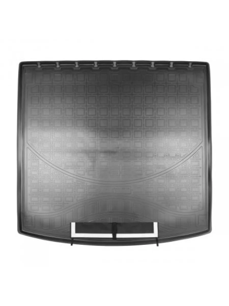 Коврик в багажное отделение с текстильным фартуком Norplast Unidec Volkswagen Touareg 3 CR дорестайлинг (2018-2022) (черный)  в Керчи Республика Крым