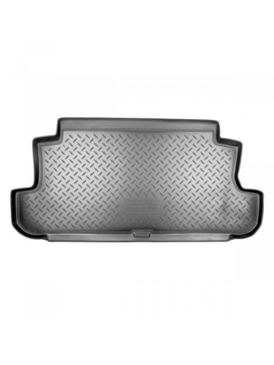 Коврик багажника (полиуретан) Norplast Unidec Лада ВАЗ нива 4х4 2121 (Legend) 3 дв. 2-ой рестайлинг (2021-2025) (черный)  в Перми Пермском крае