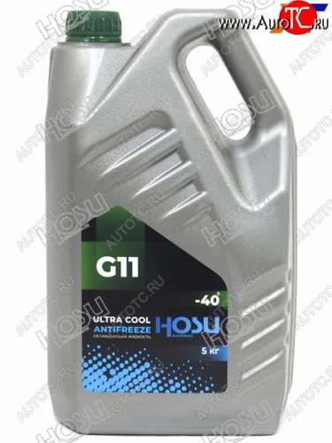 Антифриз (ULTRA COOL G11 5 кг. -40 C Зелёный) HOSU HSCL0004