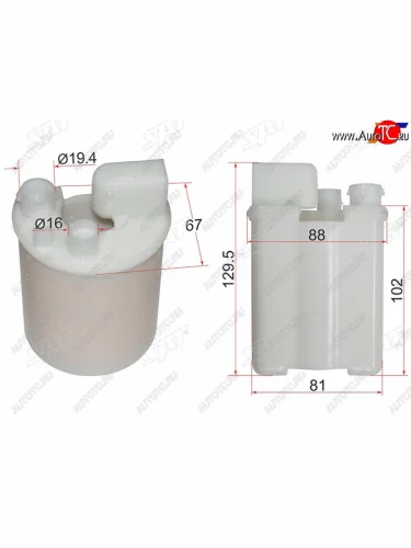 Фильтр топливный погружной HYUNDAI ELANTRA 06-11I30 07-10KIA CERATO 09- SAT ST-31910-2H000