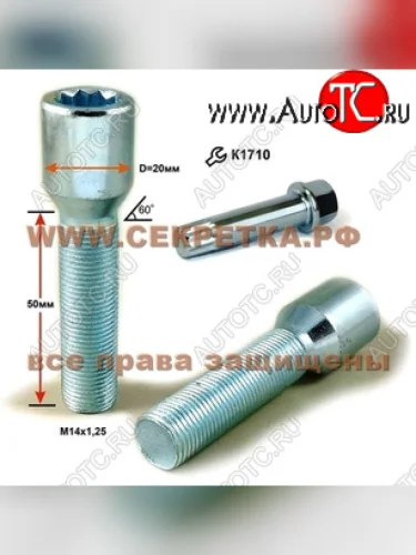 Б VST20F50 Z M14X1,25X50 внутр 10луч  277195 z