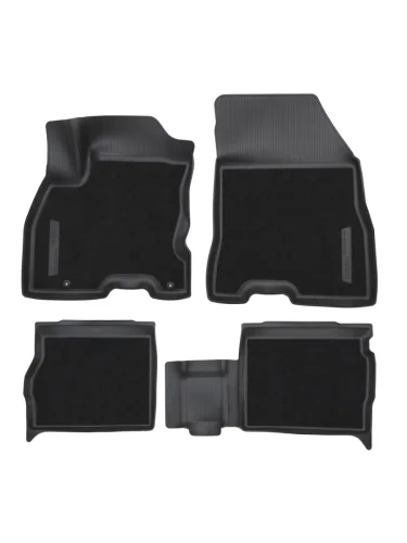 Коврики салонные комбинированные Unidec (черные) Evolute i-PRO (2022-2025)