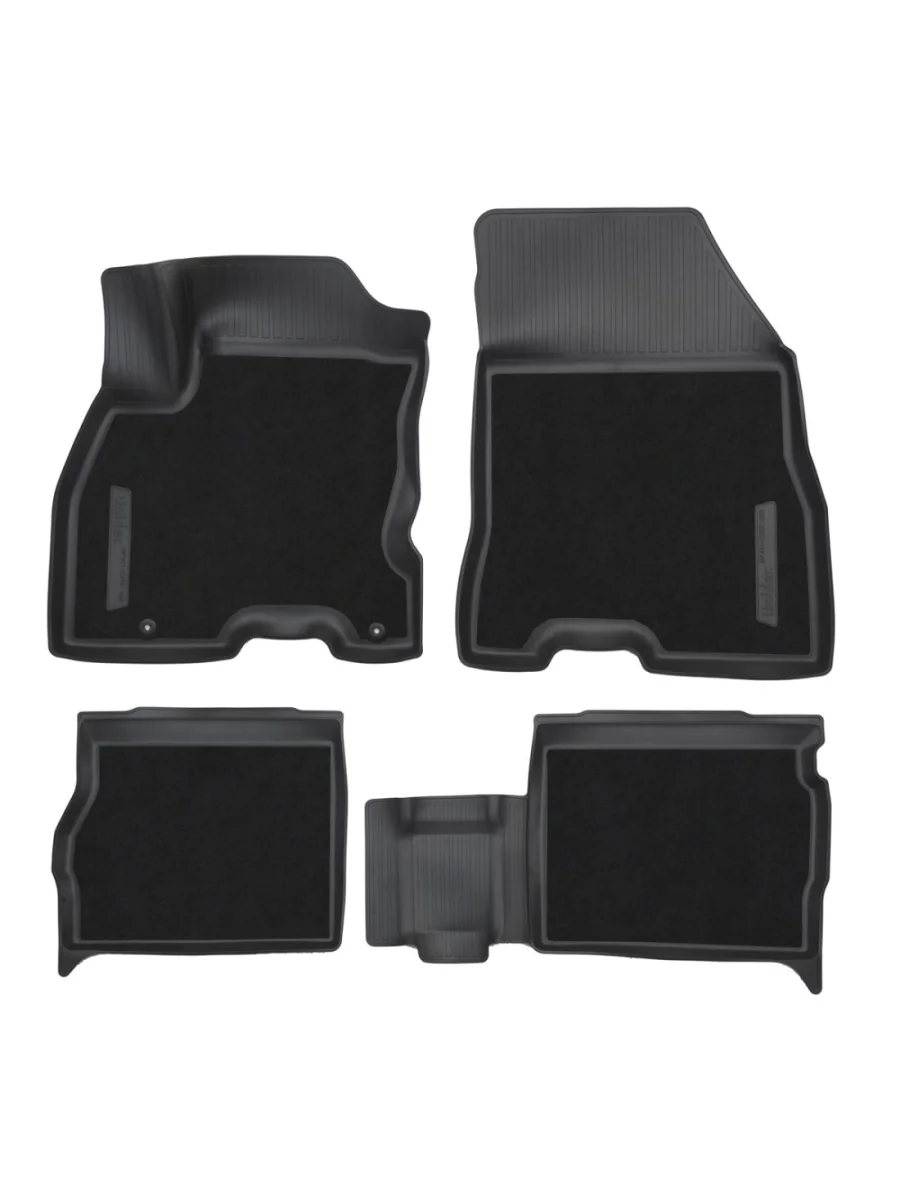 Коврики салонные комбинированные Unidec Evolute i-PRO (2022-2025) (черные)  в Воронеже Воронежской области