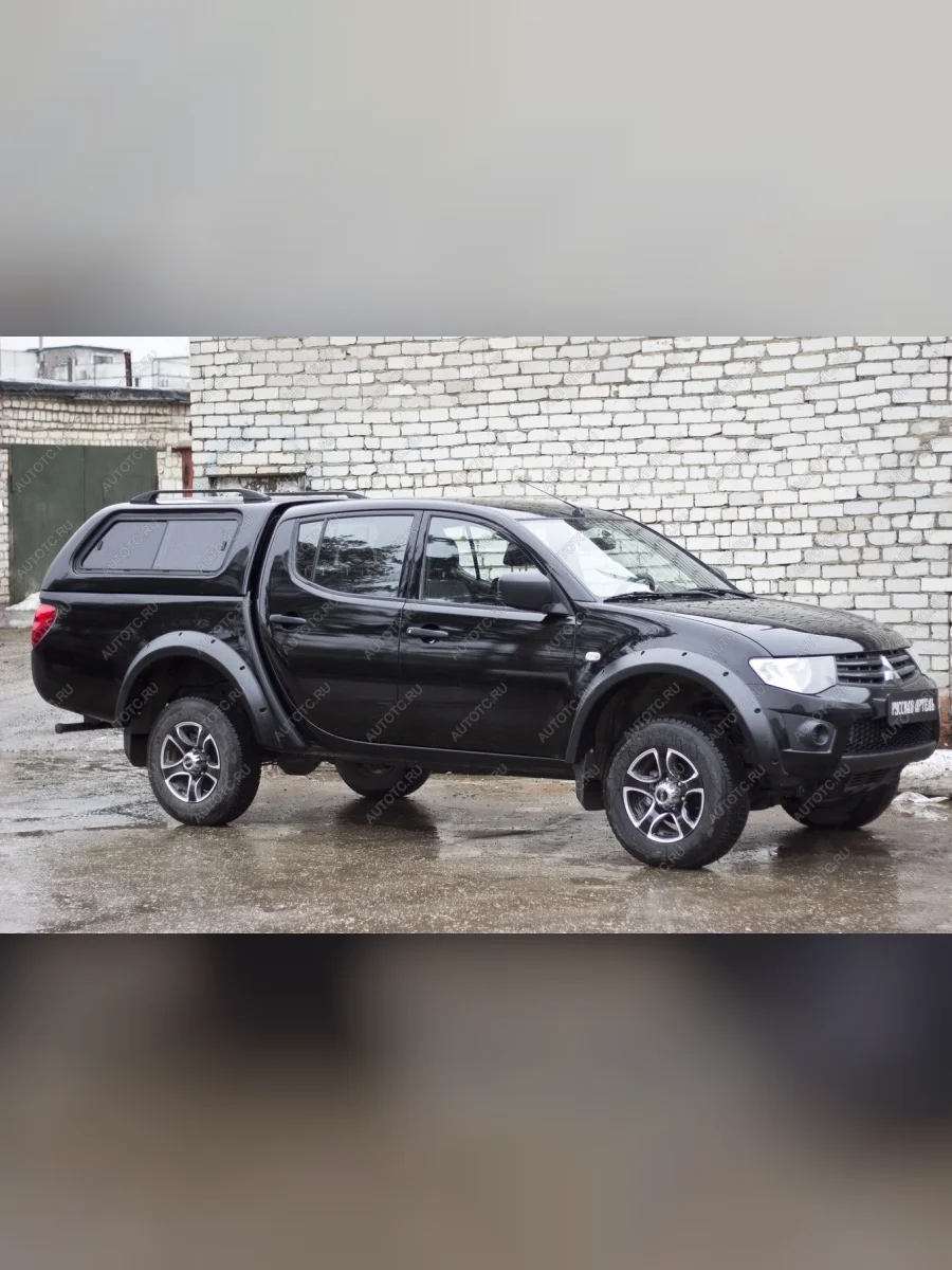 Расширители колесных арок широкие (вынос 90 мм) Русская Артель Mitsubishi L200 4  дорестайлинг (2006-2014) (глянец под покраску)  в Керчи Республика Крым