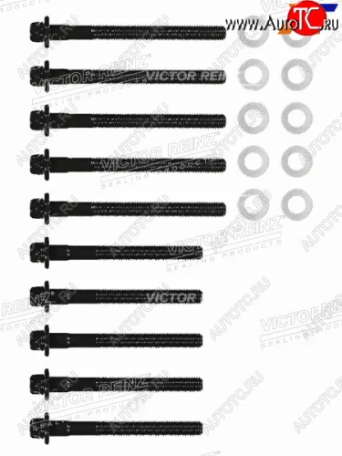 Комплект болтов ГБЦ RENAULTNISSAN LOGANSANDERO K7JK7M VICTOR REINZ 14-32089-01