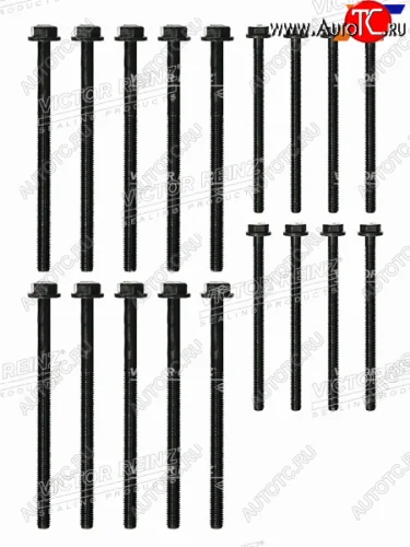 Комплект болтов ГБЦ  FORDJAGUARLR  TRANSITX-TYPEDEFENDER QJBAJXFADT244 VICTOR REINZ 14-32204-01