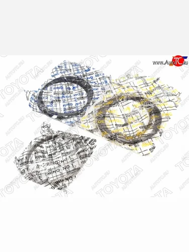 Кольца поршневые (ремонтные) TOYOTA LAND CRUISER 200 07- 2UZ (+0,5) TOYOTA 13013-50162