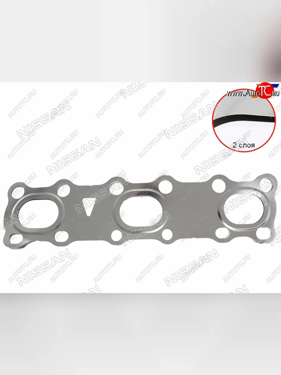 Прокладка выпускного коллектора NISSAN TEANA 09-PATHFINDER 15-16MURANO 10- VQ25VQ35 NISSAN 14036-EA200  в Керчи Республика Крым