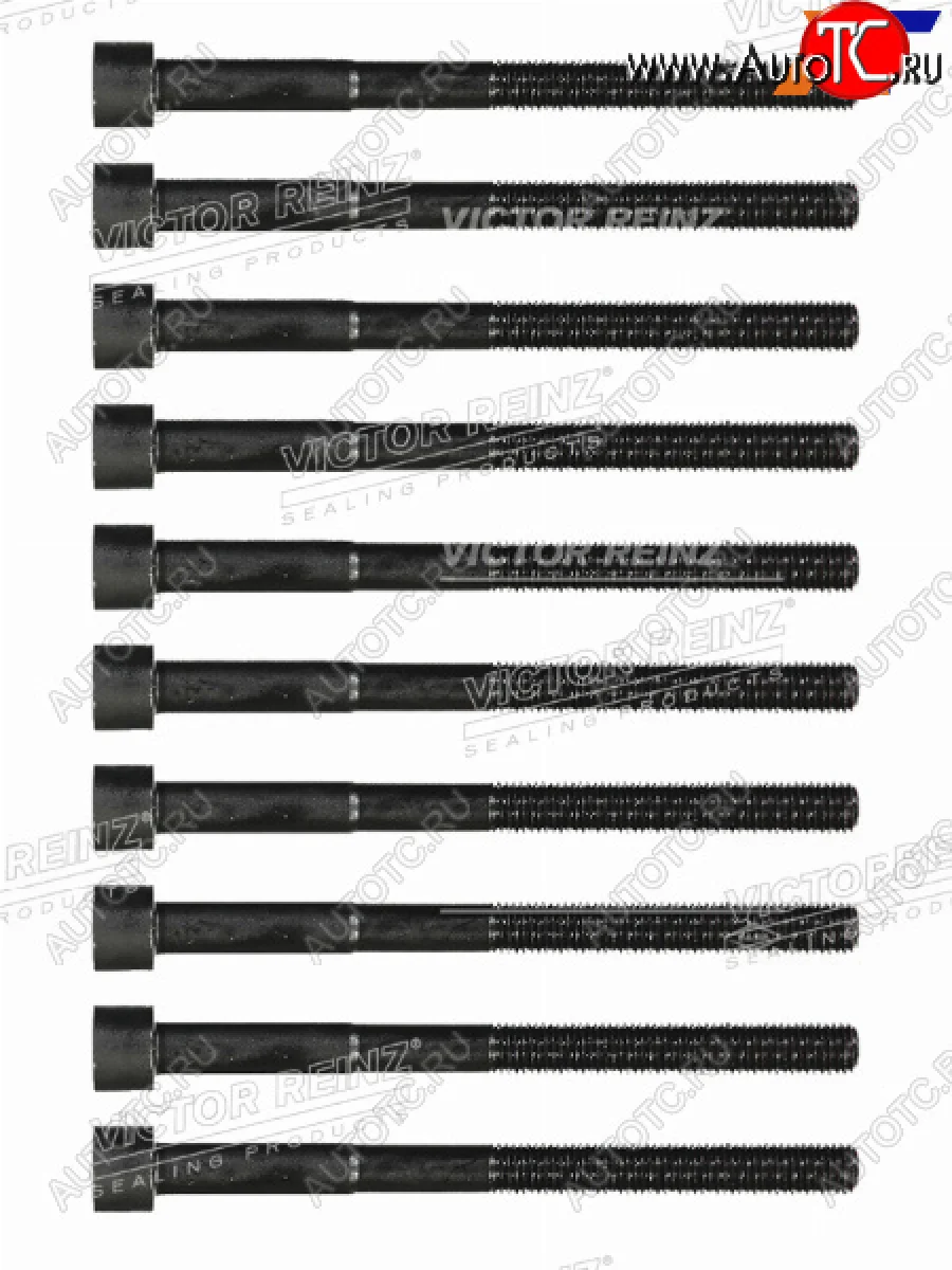 Комплект болтов ГБЦ TOYOTA  1-2AZFE1-4GRFE (10 штук) VICTOR REINZ 14-32333-03  в Самаре Самарской области