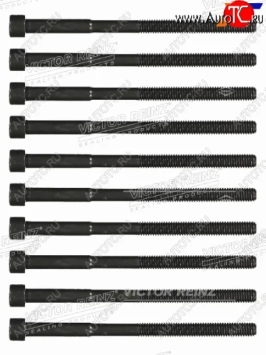 Комплект болтов ГБЦ TOYOTA 1,2NZFE (10 штук) VICTOR REINZ 14-55033-01