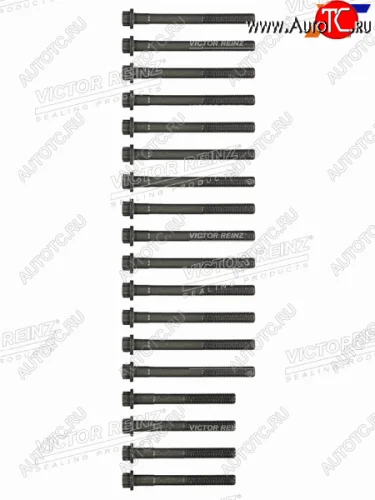 Комплект болтов ГБЦ TOYOTA 2L#T3L5L 90  (18 штук) VICTOR REINZ 14-55000-01