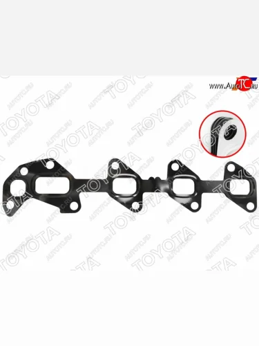 Прокладка выпускного коллектора 1VDFTV RH LAND CRUISER J7#J20#LEXUS LX450D 15- TOYOTA 17173-51020