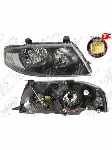Фара Nissan Almera Classic 06-12 (Справа) DEPO 215-11B7R-LEMN2